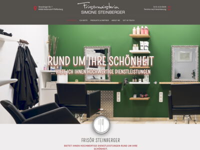 Frisörmeisterin Simone Steinberger